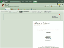 Tablet Screenshot of kiocah.deviantart.com