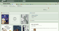 Desktop Screenshot of demon-aerdna.deviantart.com