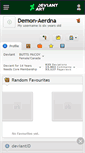 Mobile Screenshot of demon-aerdna.deviantart.com