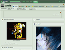 Tablet Screenshot of emonoka.deviantart.com