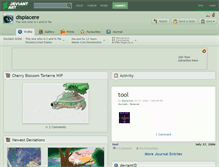 Tablet Screenshot of dispiacere.deviantart.com