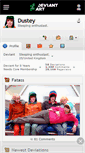Mobile Screenshot of dustey.deviantart.com