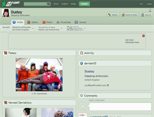 Tablet Screenshot of dustey.deviantart.com