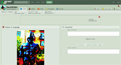 Desktop Screenshot of davestrider.deviantart.com
