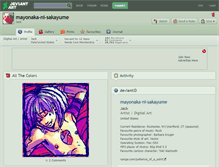 Tablet Screenshot of mayonaka-ni-sakayume.deviantart.com