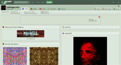Desktop Screenshot of comingxcurse.deviantart.com