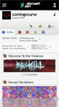 Mobile Screenshot of comingxcurse.deviantart.com