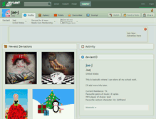 Tablet Screenshot of jae-j.deviantart.com