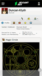 Mobile Screenshot of duncan-klysh.deviantart.com