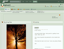 Tablet Screenshot of gokuyert.deviantart.com