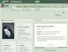 Tablet Screenshot of ocjf.deviantart.com