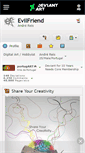 Mobile Screenshot of evilfriend.deviantart.com