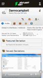 Mobile Screenshot of dannocampbell.deviantart.com