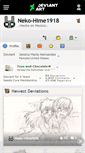 Mobile Screenshot of neko-hime1918.deviantart.com