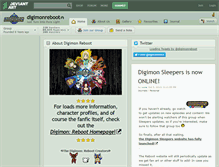 Tablet Screenshot of digimonreboot.deviantart.com