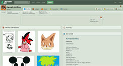 Desktop Screenshot of kawaii-sonikku.deviantart.com
