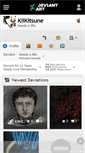 Mobile Screenshot of kiikitsune.deviantart.com