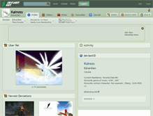 Tablet Screenshot of kainoss.deviantart.com