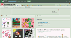 Desktop Screenshot of nintendo-artist-club.deviantart.com