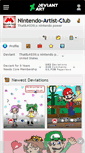 Mobile Screenshot of nintendo-artist-club.deviantart.com