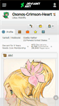 Mobile Screenshot of osonos-crimson-heart.deviantart.com