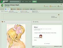 Tablet Screenshot of osonos-crimson-heart.deviantart.com