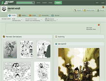 Tablet Screenshot of daniel-endi.deviantart.com