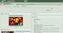 Desktop Screenshot of flameingleo12.deviantart.com