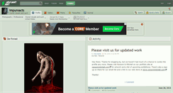 Desktop Screenshot of impureacts.deviantart.com