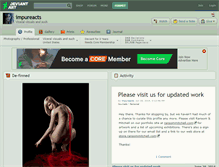 Tablet Screenshot of impureacts.deviantart.com