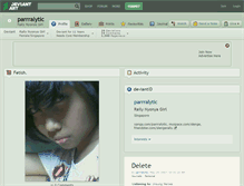 Tablet Screenshot of parrralytic.deviantart.com