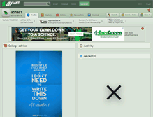 Tablet Screenshot of abhas1.deviantart.com