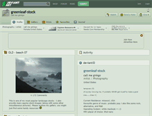 Tablet Screenshot of greenleaf-stock.deviantart.com