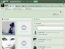 Tablet Screenshot of paua.deviantart.com
