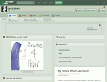 Tablet Screenshot of bextcstock.deviantart.com