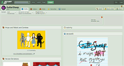 Desktop Screenshot of guttersheep.deviantart.com