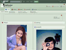 Tablet Screenshot of habihyejun.deviantart.com