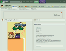 Tablet Screenshot of miruchu.deviantart.com