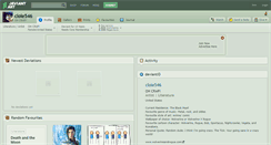 Desktop Screenshot of cloie546.deviantart.com