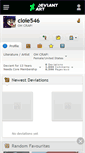 Mobile Screenshot of cloie546.deviantart.com