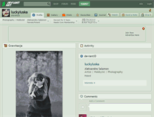 Tablet Screenshot of luckyluska.deviantart.com