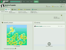 Tablet Screenshot of derek-of-spades.deviantart.com