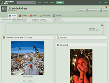 Tablet Screenshot of little-black-dress.deviantart.com