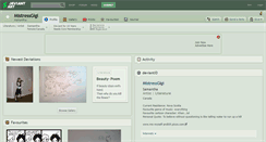 Desktop Screenshot of mistressgigi.deviantart.com