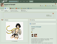 Tablet Screenshot of dranius-of-doriath.deviantart.com