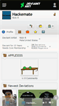 Mobile Screenshot of hackemate.deviantart.com