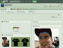 Tablet Screenshot of hackemate.deviantart.com