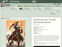 Tablet Screenshot of komikino.deviantart.com