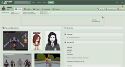 Desktop Screenshot of navaz.deviantart.com