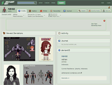 Tablet Screenshot of navaz.deviantart.com